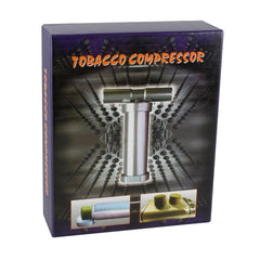 T-Style Aluminum Pollen Press - 5.5" - Silver - Discreet Smoker