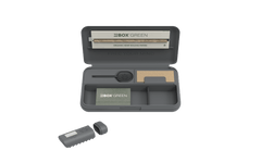 Tobox Green All-In-One Pocket Size Smell-Proof Stash Box Rolling Kit - Discreet Smoker