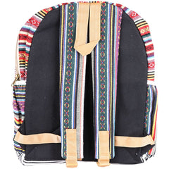 Threadheads Hemp Leaf Patched Backpack - 14"x17" - Discreet Smoker