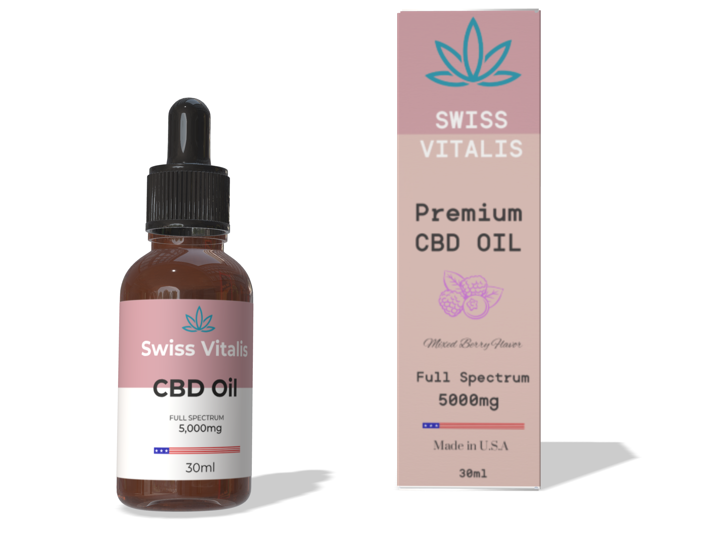 Swiss Vitalis CBD Full Spectrum 5000mg - Discreet Smoker
