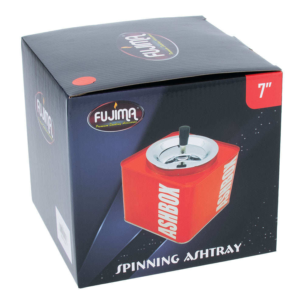 Fujima Ashbox Metal Spinning Ashtray | 7" - Discreet Smoker