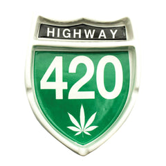 Highway 420 Ceramic Ashtray - Discreet Smoker
