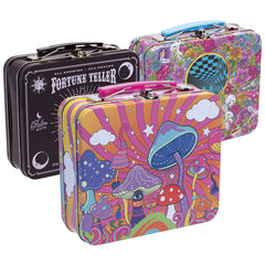 Fujima Handled Tin Stash Box | 6.5" - Discreet Smoker