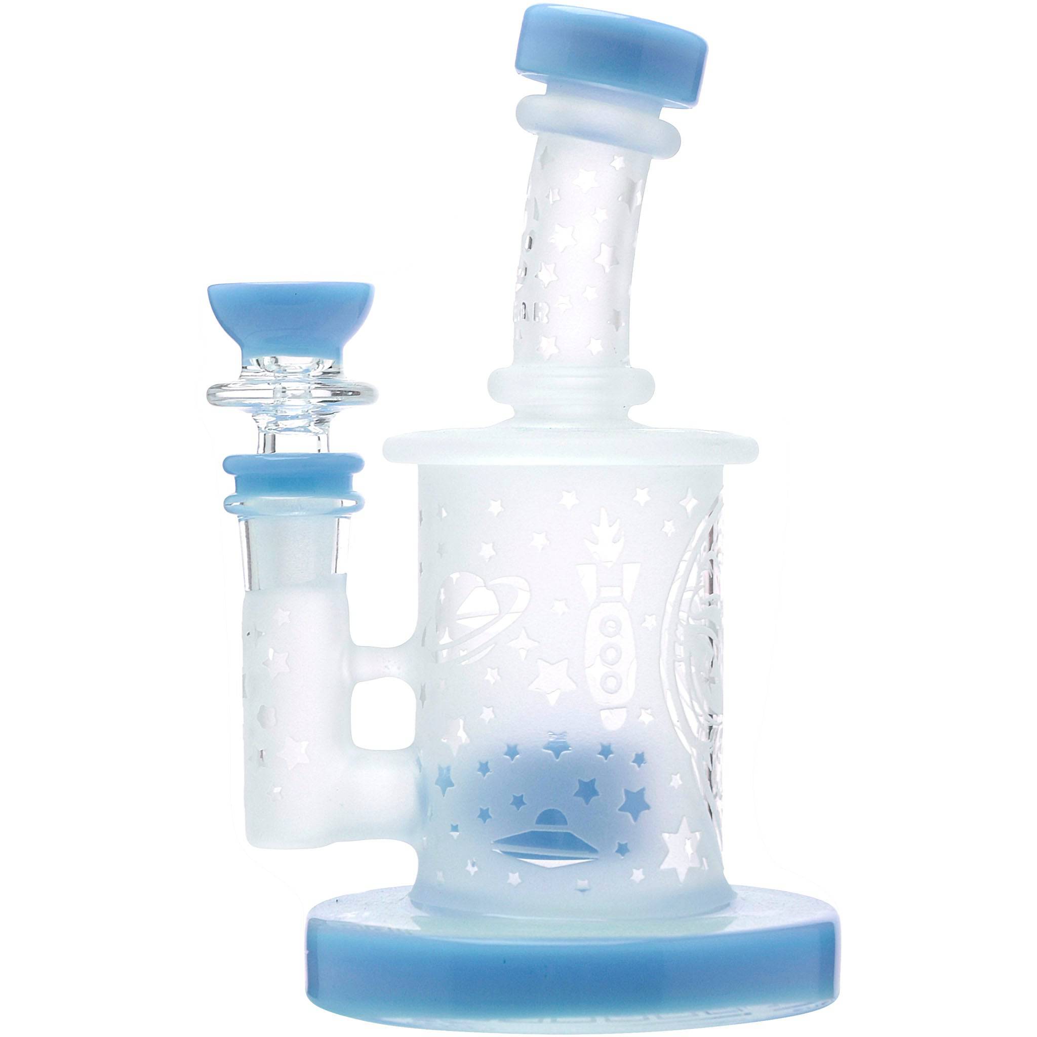Calibear Sandblasted Flower Of Life Mini Can Bong - Discreet Smoker