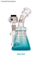 Krave Glass Freeze Recycler Bong - Discreet Smoker