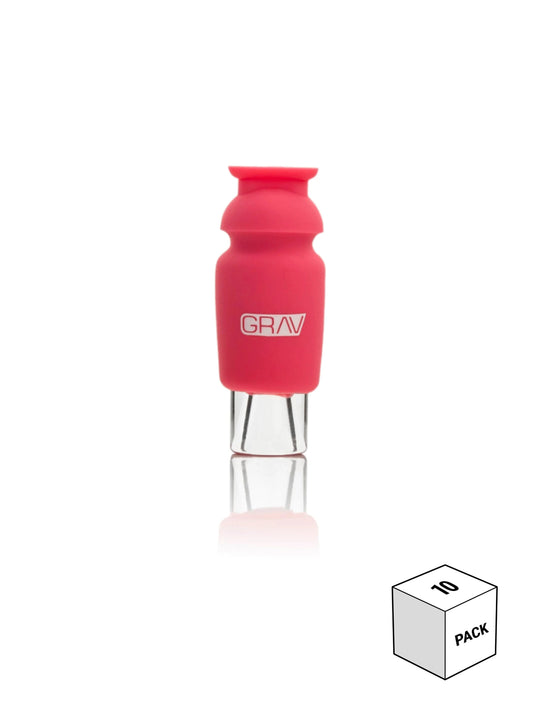 GRAV® Silicone-Capped Glass Crutch 10packs - Discreet Smoker