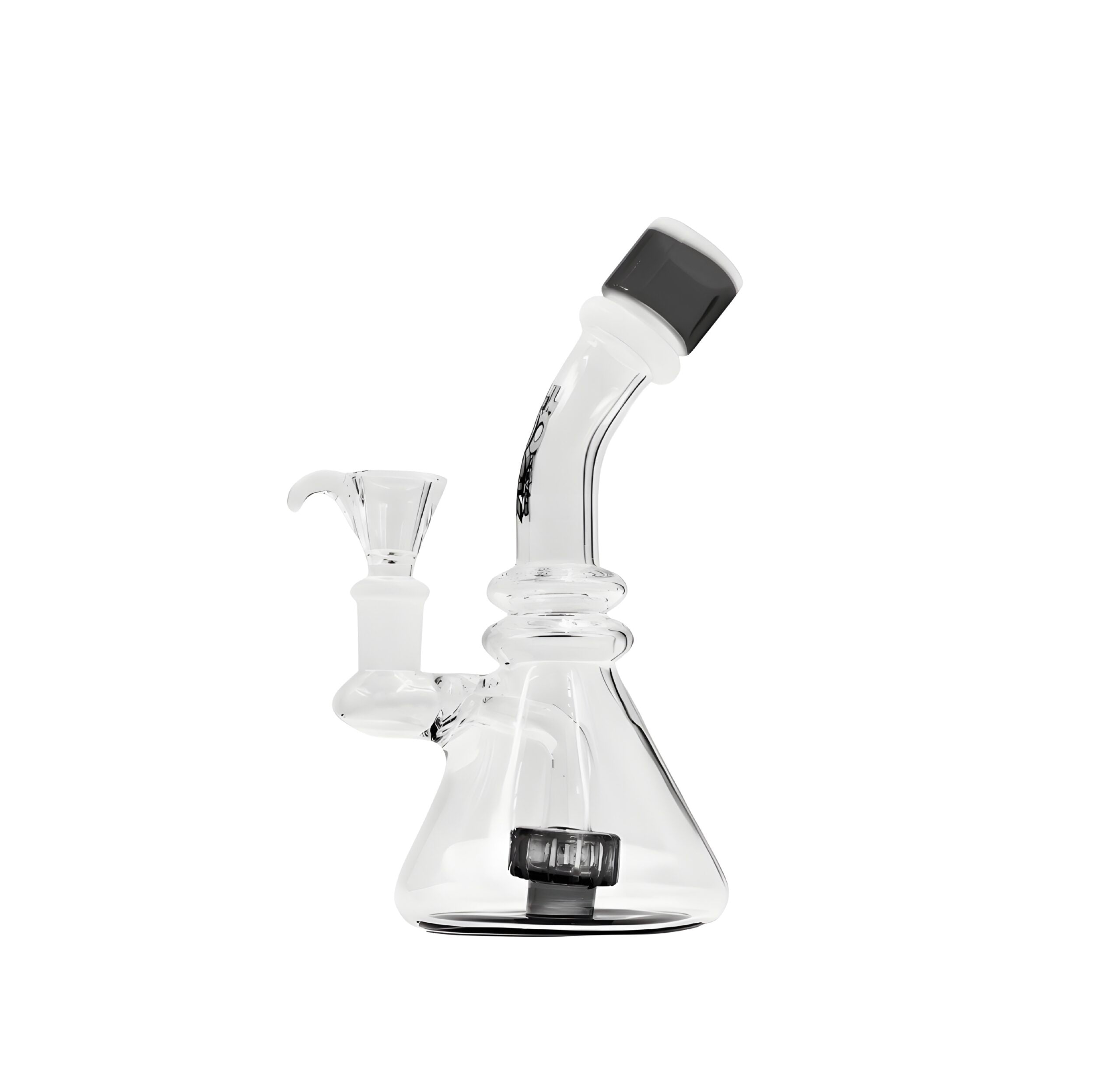 Cascade 7" Rock Glass Beaker Bong - Discreet Smoker