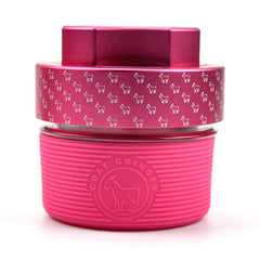 4 Piece Aluminum Herb Grinder | AITH v.I – OG - Repeat Pattern - Discreet Smoker