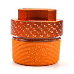 4 Piece Aluminum Herb Grinder | AITH v.I – OG - Repeat Pattern - Discreet Smoker