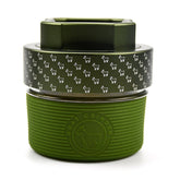4 Piece Aluminum Herb Grinder | AITH v.I – OG - Repeat Pattern - Discreet Smoker