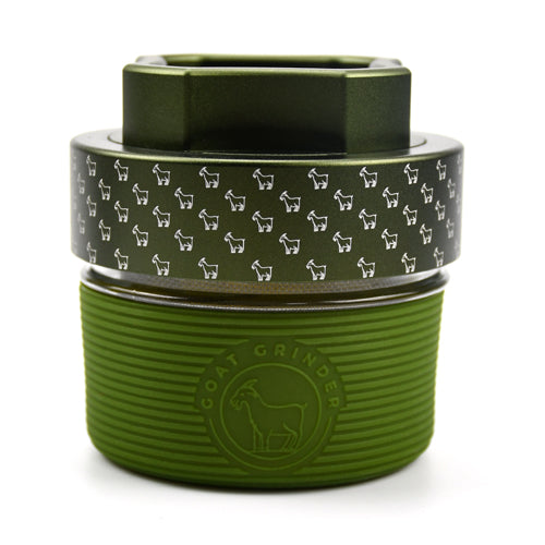 4 Piece Aluminum Herb Grinder | AITH v.I – OG - Repeat Pattern - Discreet Smoker