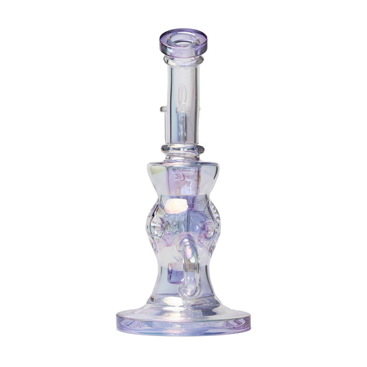Human Grade 8.5" Swiss Incycler Glass Rig Recycler Water Pipe - Discreet Smoker