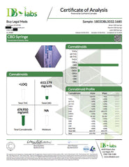 ACTIV8 CBD Syringe: 650mg CBD