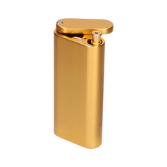 Gold Dugout w/ One Hitte - 4in. - Discreet Smoker