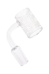 Quartz 14.5 mm Male Flat-Top Banger – Frosted Design