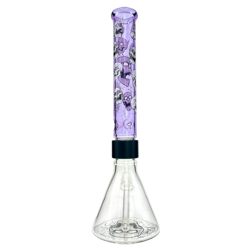 Prism Skull Beaker Single Stack - Discreet Smoker