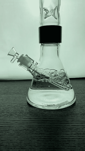 Clear Standard Beaker Single Stack - Discreet Smoker