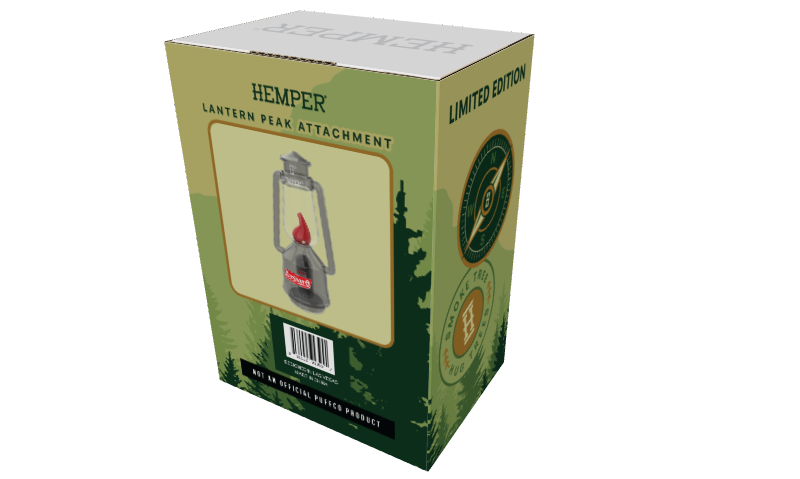 Bowlman Lantern Puffco Peak Top - Discreet Smoker