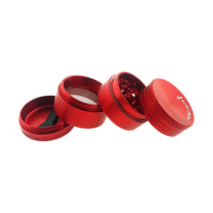 Sir Shredalot 4 Piece Curve Top Metal Herb Grinder - 40mm - Discreet Smoker