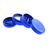 Sir Shredalot Color 4-Piece Metal Herb Grinder - 50mm - Discreet Smoker