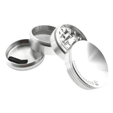 Sir Shredalot 4 Piece Curve Top Metal Herb Grinder - 63mm - Discreet Smoker