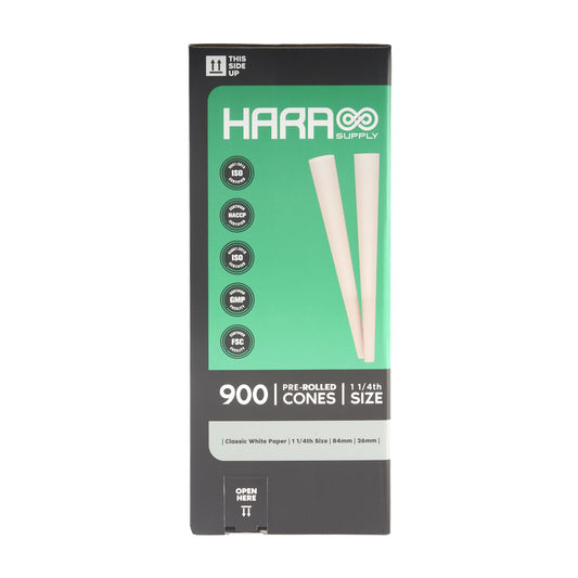Hara Supply Paper Cones - 1 1/4 - 900pc - Discreet Smoker