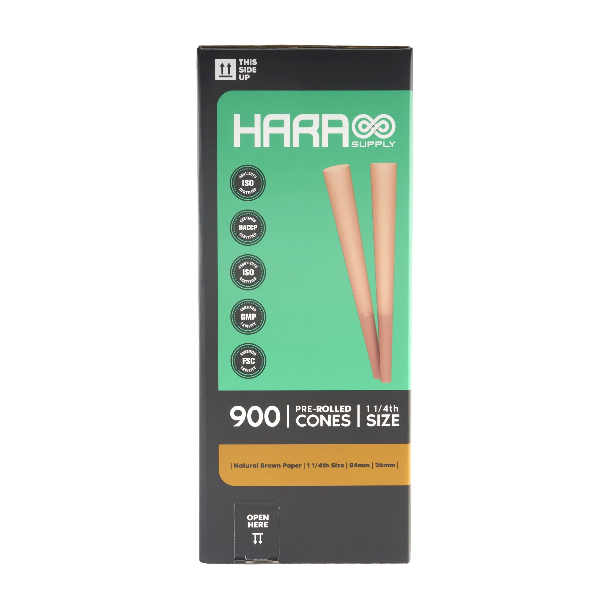 Hara Supply Paper Cones - 1 1/4 - 900pc - Discreet Smoker