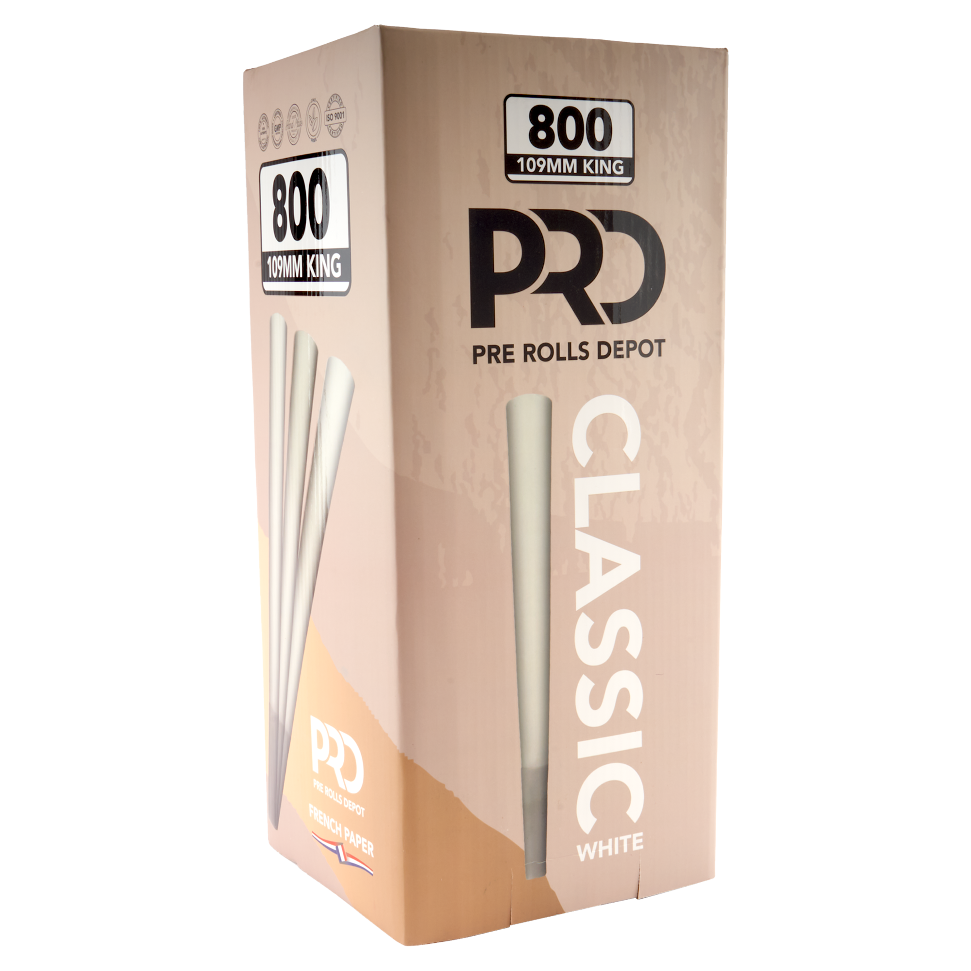 Pre Rolls Depot Paper Cones - King Size - 800pc - Discreet Smoker