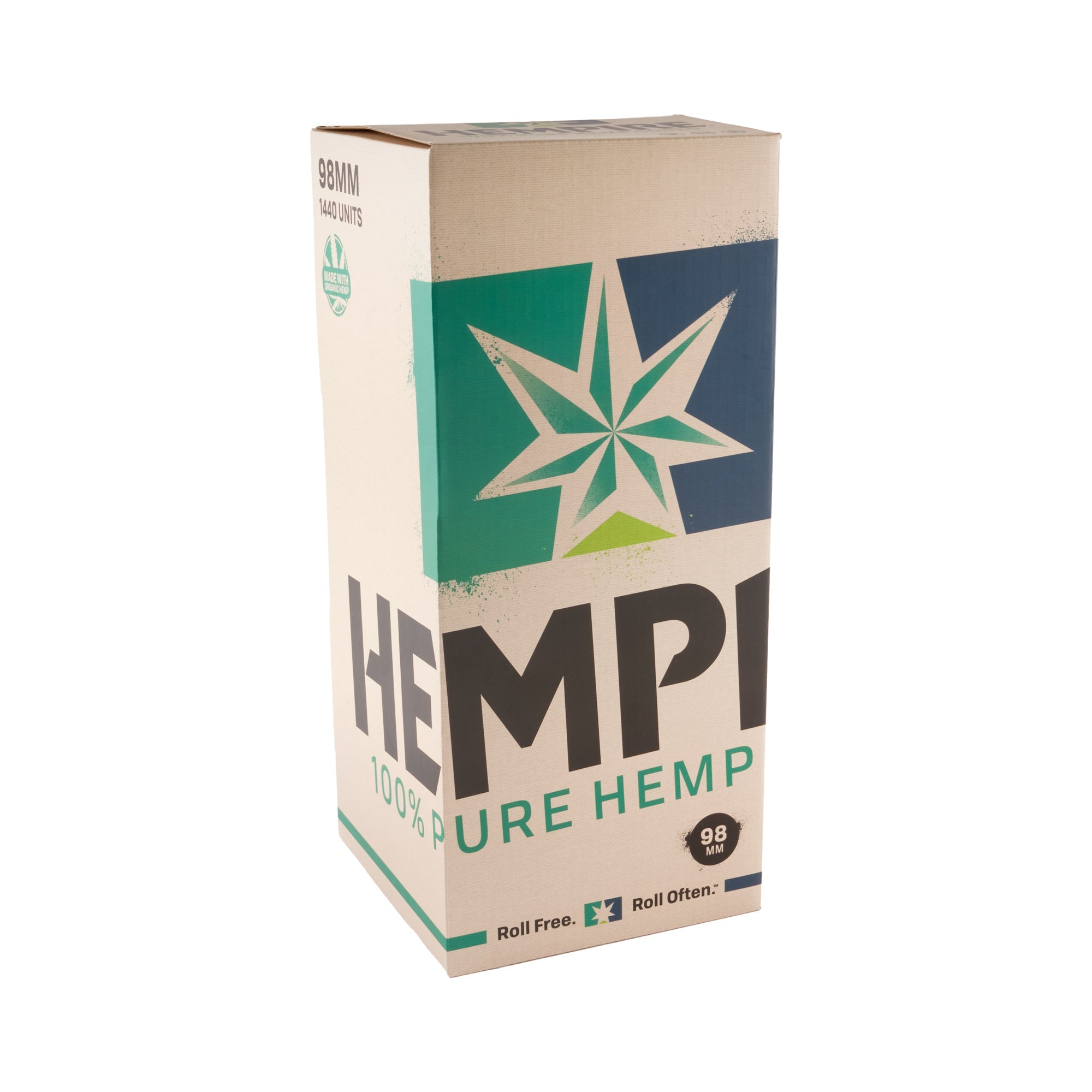 Hempire Paper Cones - 98mm - 1440pc - Discreet Smoker