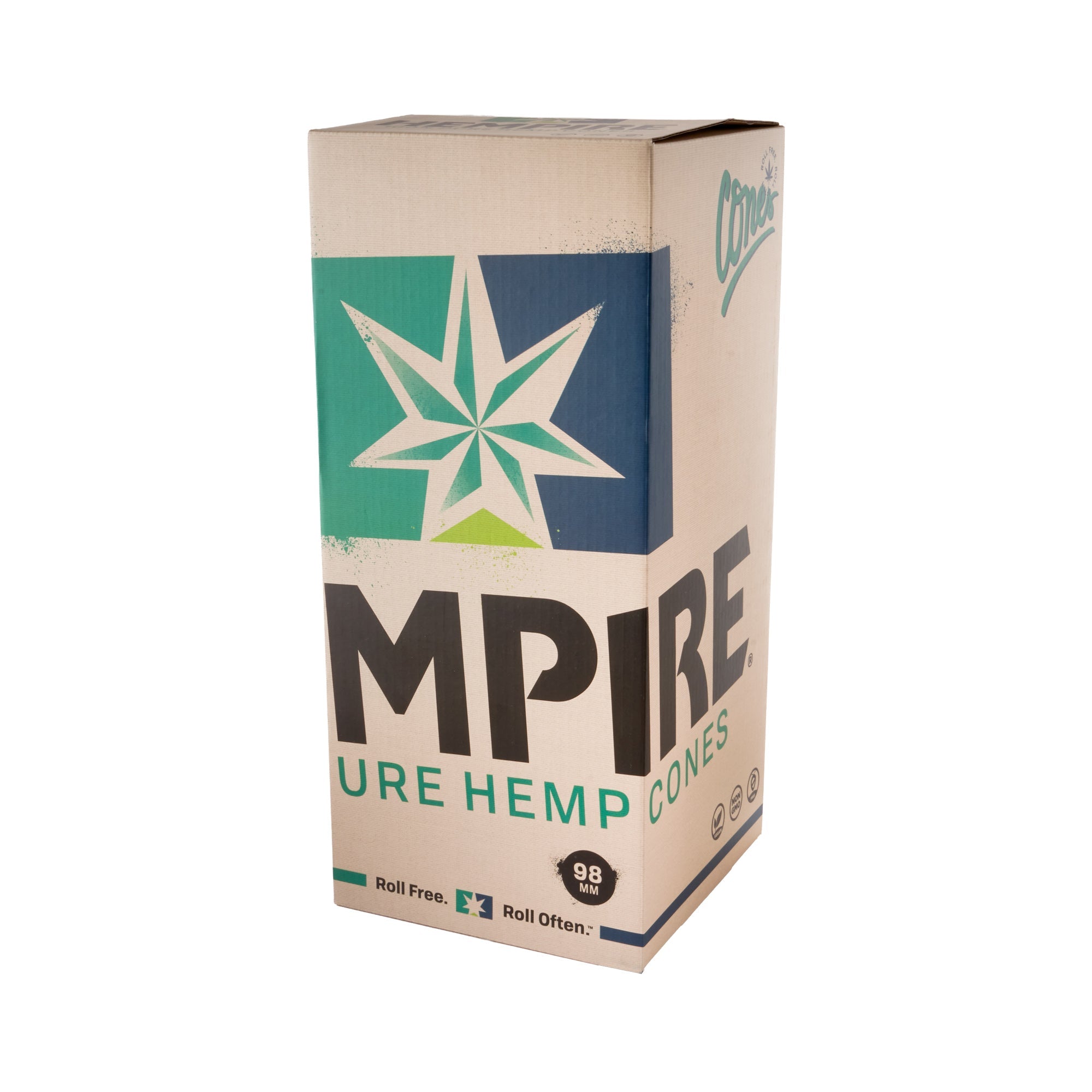 Hempire Paper Cones - 98mm - 1440pc - Discreet Smoker
