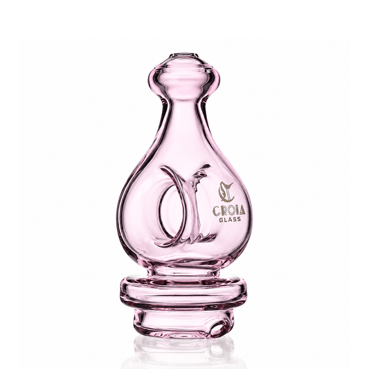 4" Teardrop Dry Top for Puffco Peak & Peak Pro | Croia Glass - Discreet Smoker