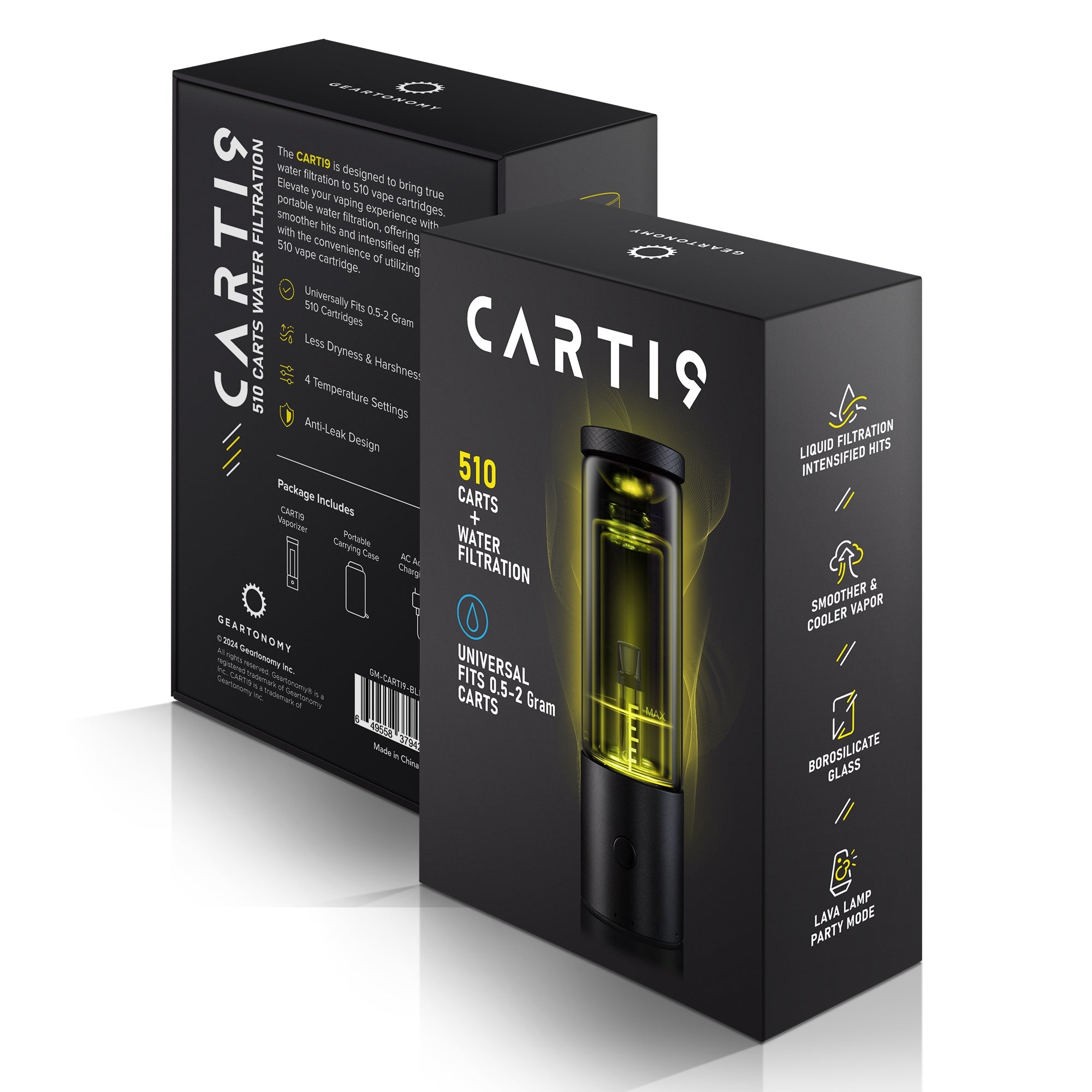 Carti9 510 Vape Cart Liquid Filtration Vaporizer - Discreet Smoker