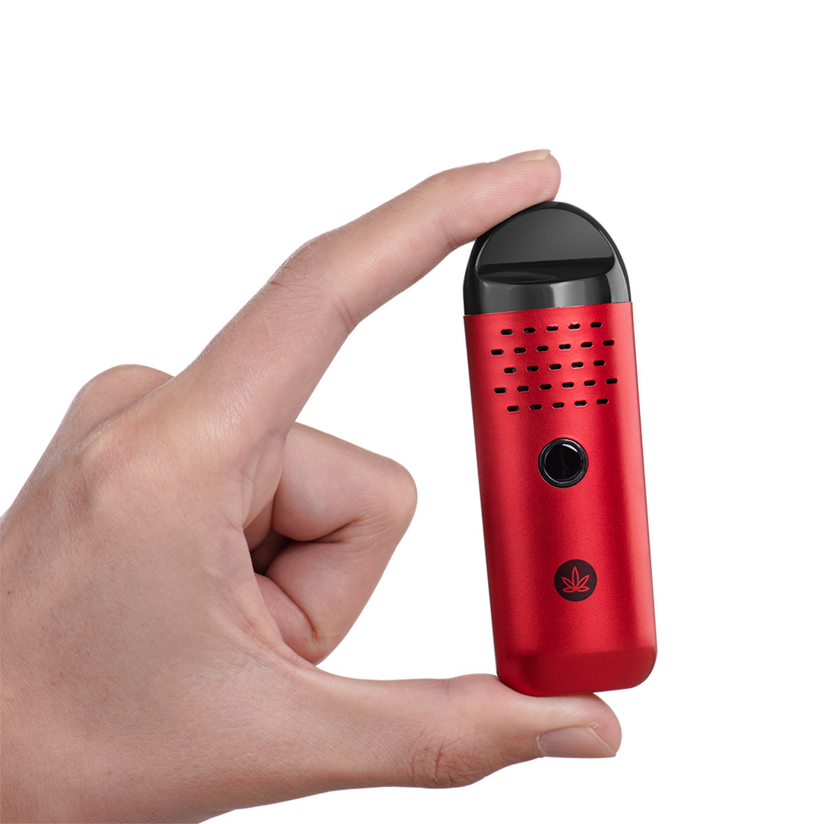 Herby Dry Herb Vaporizer | Carmine Red - Discreet Smoker