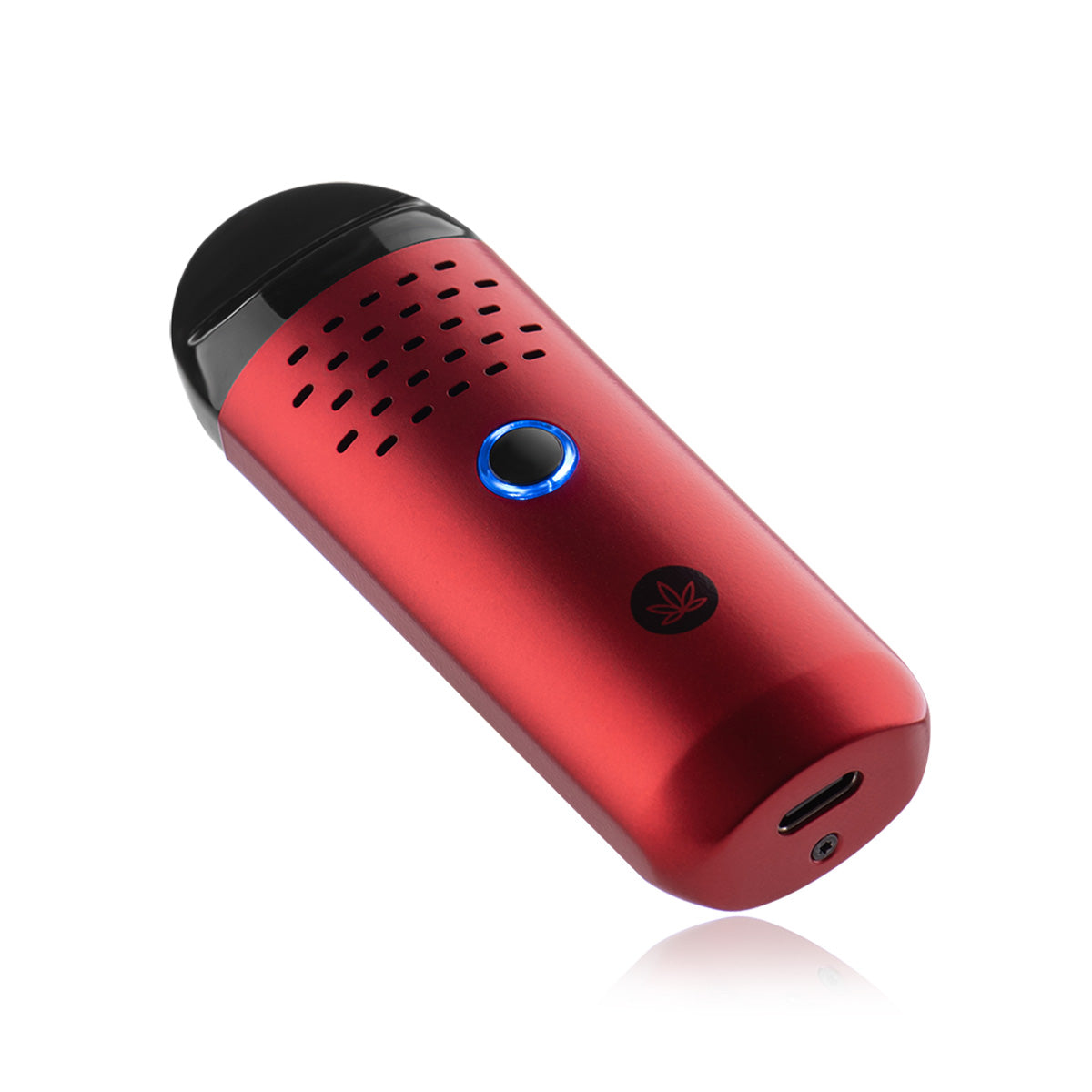 Herby Dry Herb Vaporizer | Carmine Red - Discreet Smoker
