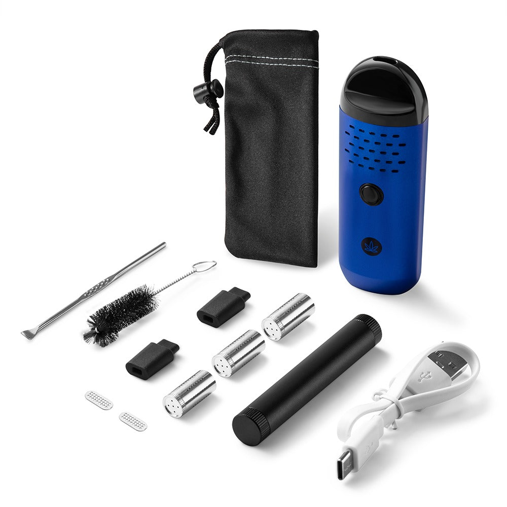 Herby Dry Herb Vaporizer | Sapphire Blue - Discreet Smoker