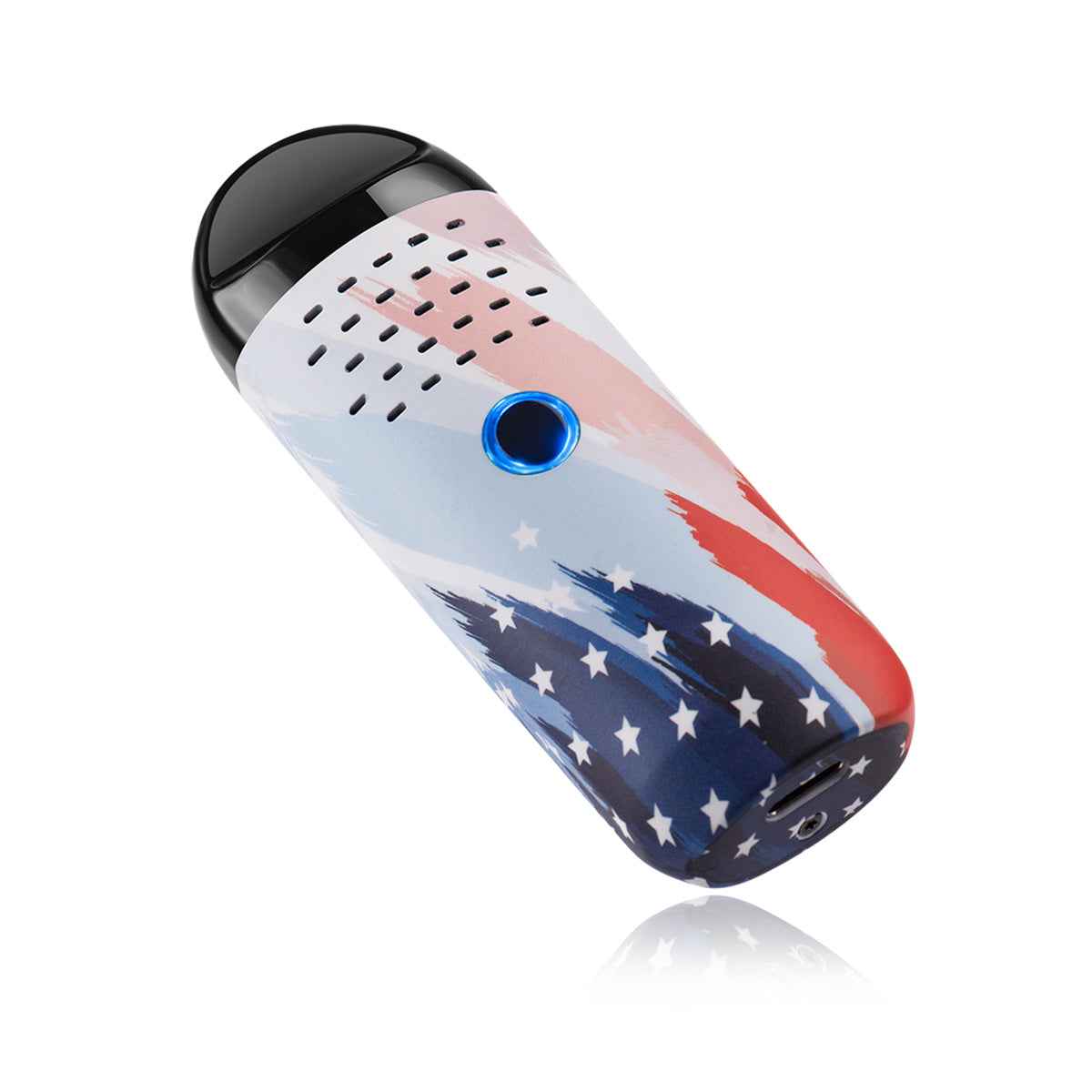 Herby Dry Herb Vaporizer | Stars & Stripes - Discreet Smoker