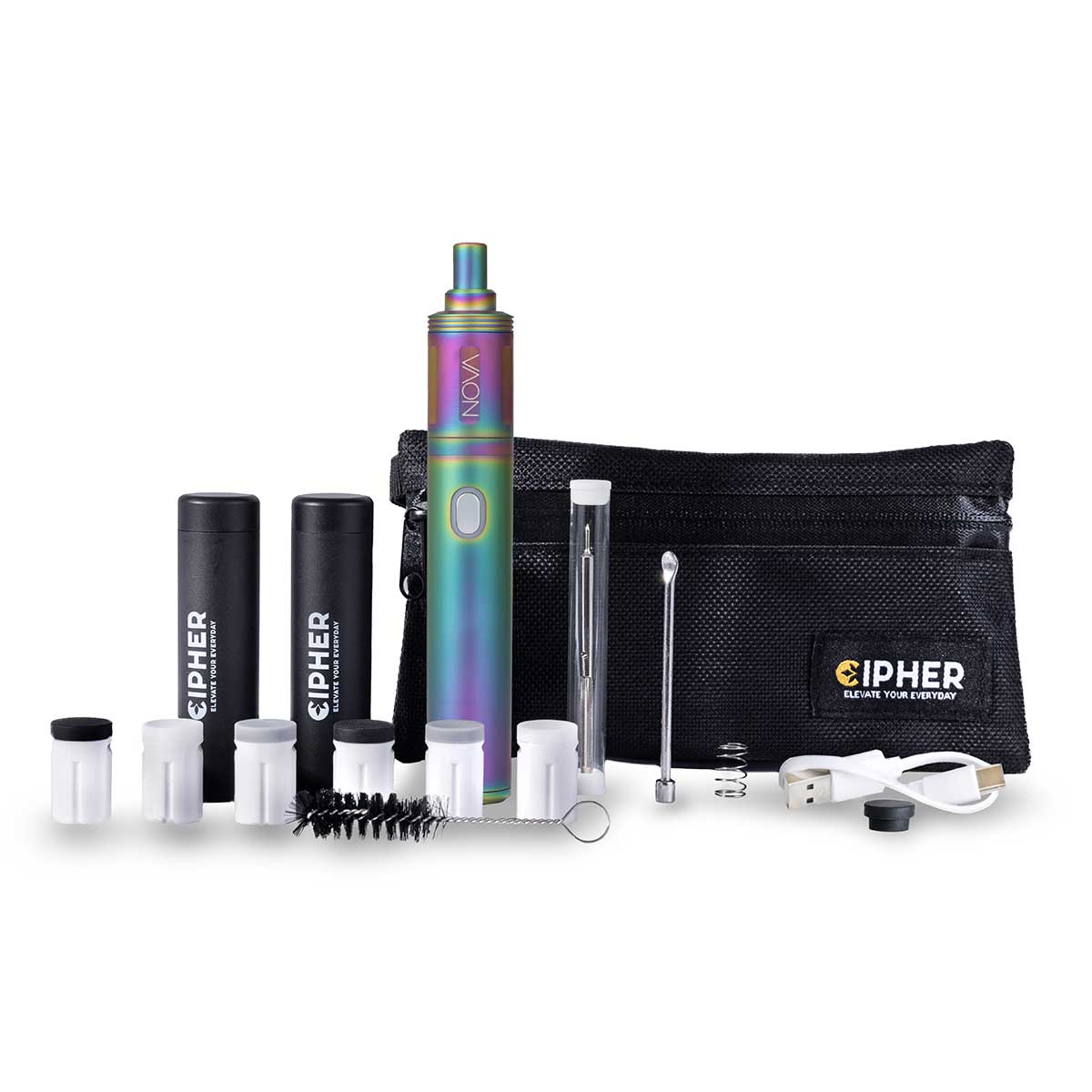 NOVA | Iridescent - V2 Dry Herb Vaporizer - Discreet Smoker
