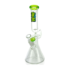 AFM Glass 12" Beaker Wave Water Pipe - Discreet Smoker