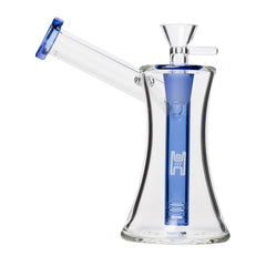 Human Grade 6" Hourglass Sidecar Bubbler - Discreet Smoker