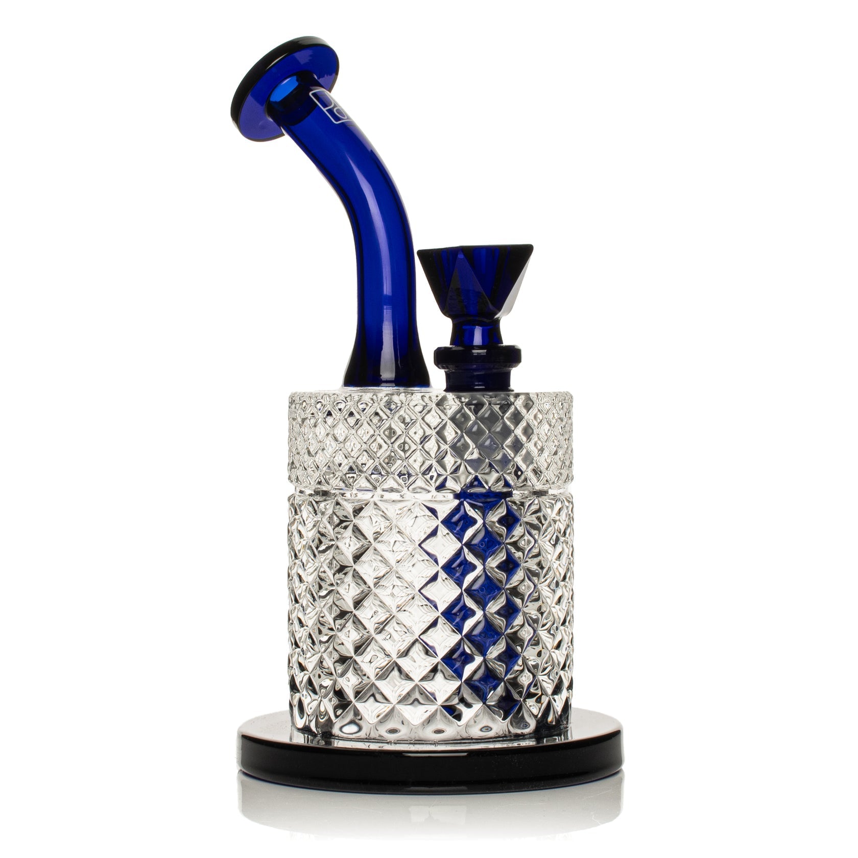 Jane West Twenties Collection Glass Water Pipe – 7½″ - Discreet Smoker