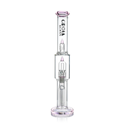 16" Triple Rocket-Perc Scientific Glass Bong | Croia Glass - Discreet Smoker