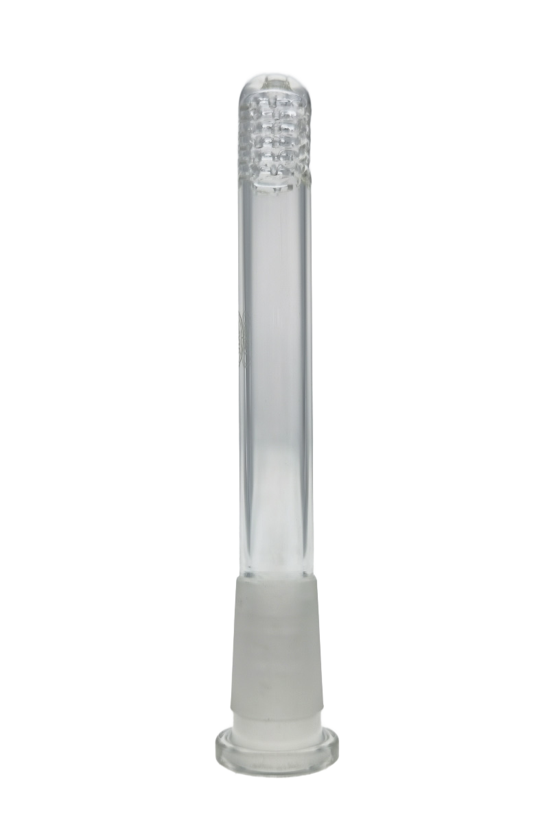 TAG - 18/14MM 6 Row x 3 (54 Hole) Open End Gridded Super Slit Downstem (5.50") - Discreet Smoker