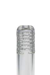 TAG - 18/14MM 6 Row x 3 (54 Hole) Open End Gridded Super Slit Downstem (5.50") - Discreet Smoker