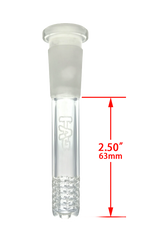 TAG - 18/14MM 6 Row x 3 (54 Hole) Open End Gridded Super Slit Downstem (5.50") - Discreet Smoker