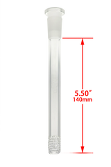 TAG - 18/14MM 6 Row x 3 (54 Hole) Open End Gridded Super Slit Downstem (5.50") - Discreet Smoker