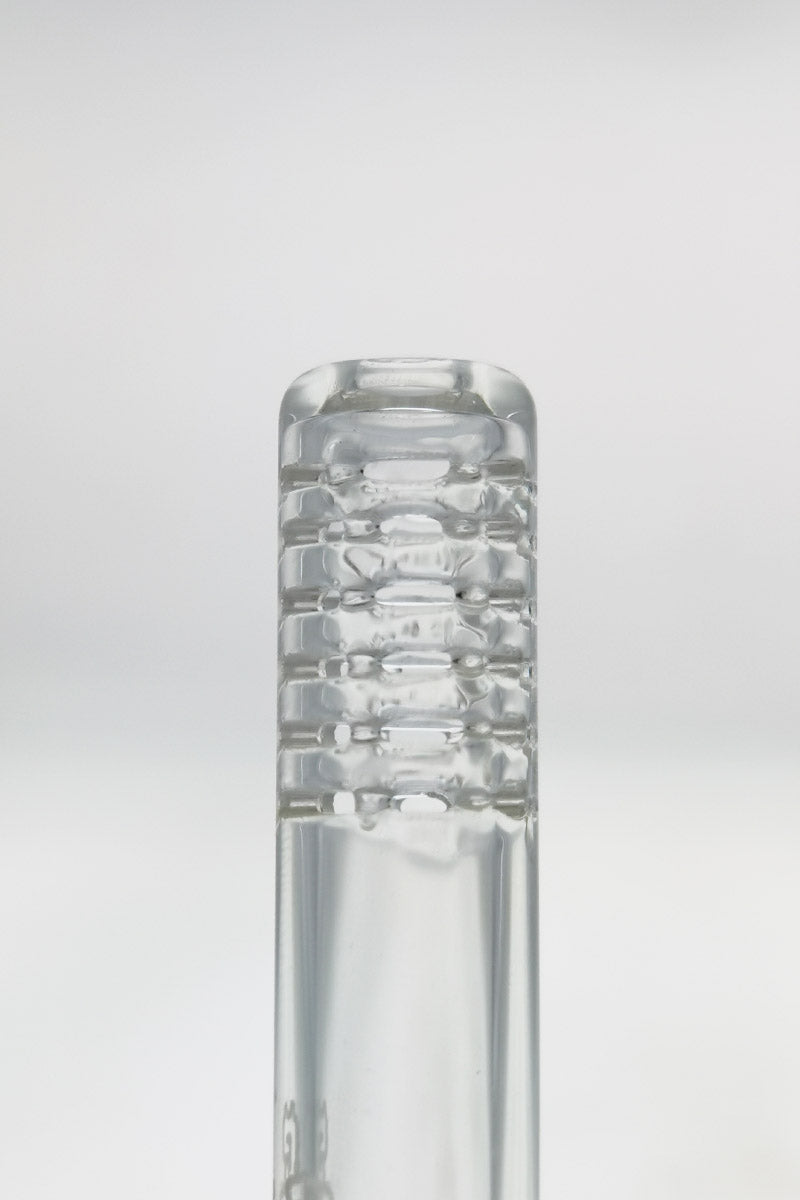 TAG - 14/10MM 6 Row x 2 (36 Hole) Open End Gridded Super Slit Downstem - Discreet Smoker