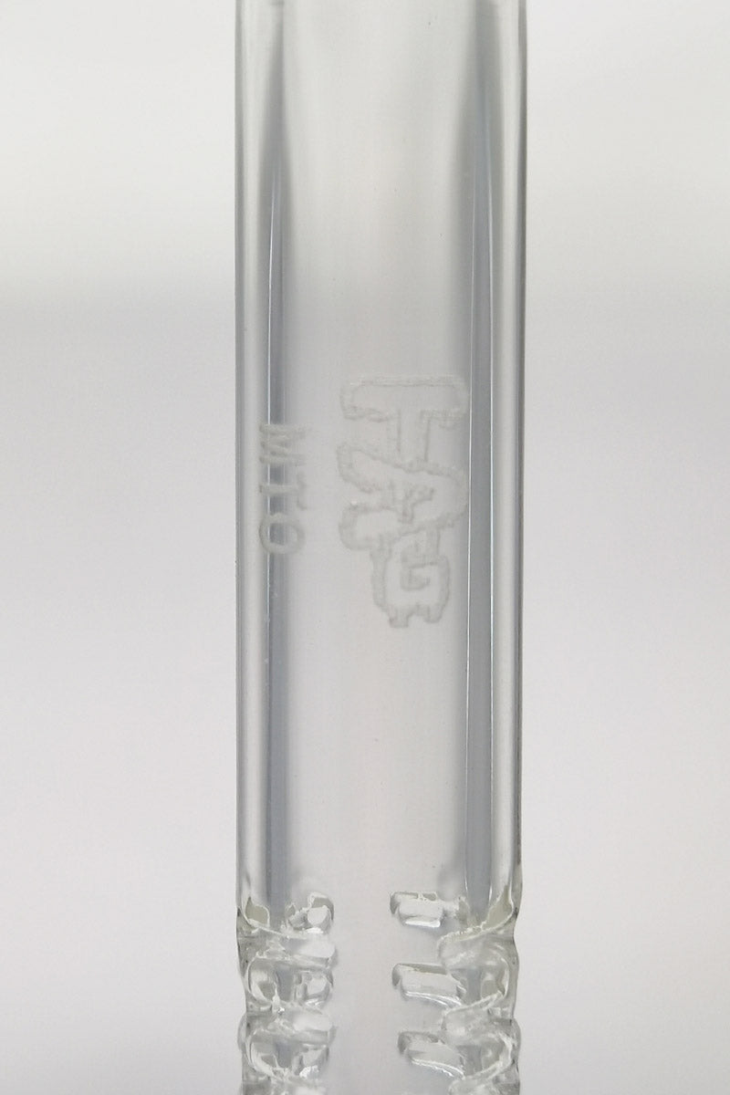 TAG - 14/10MM 6 Row x 2 (36 Hole) Open End Gridded Super Slit Downstem - Discreet Smoker