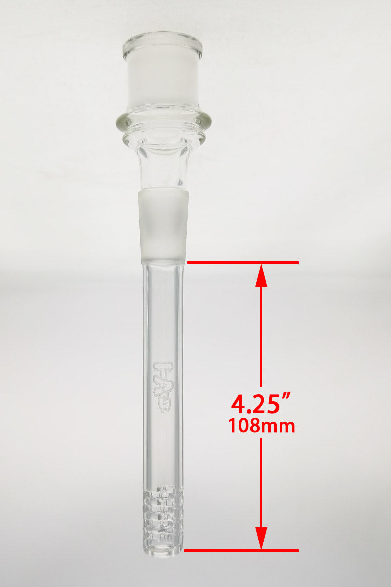 TAG - 18/18MM Open End Downstem 32 Slit Multiplying Rod - Discreet Smoker