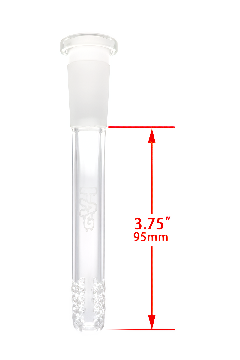 TAG - 18/14MM Open End 32 Slit Multiplying Rod Downstem - Discreet Smoker