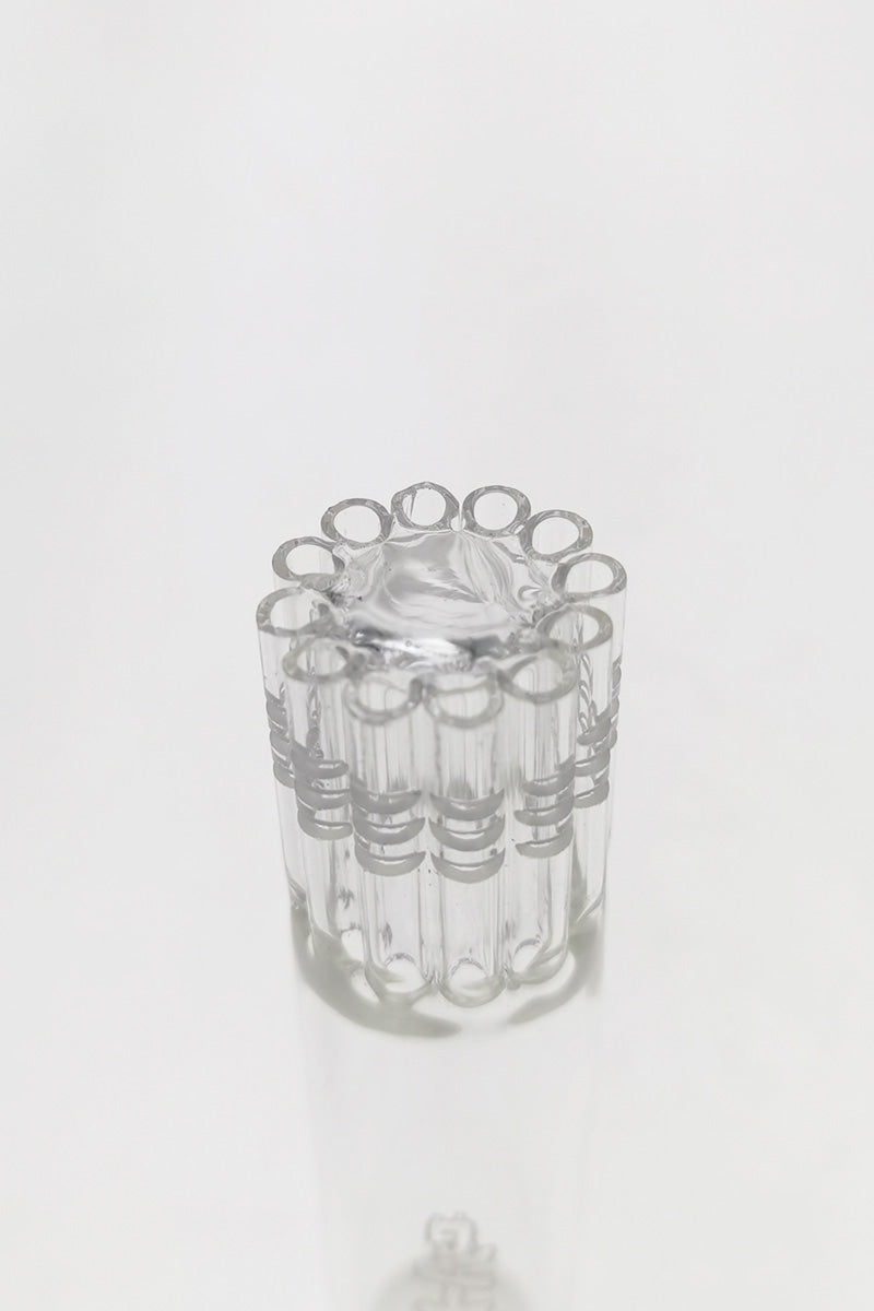 TAG - 28/18MM Open End 12-Arm Tree (5x.8MM) Downstem - Discreet Smoker